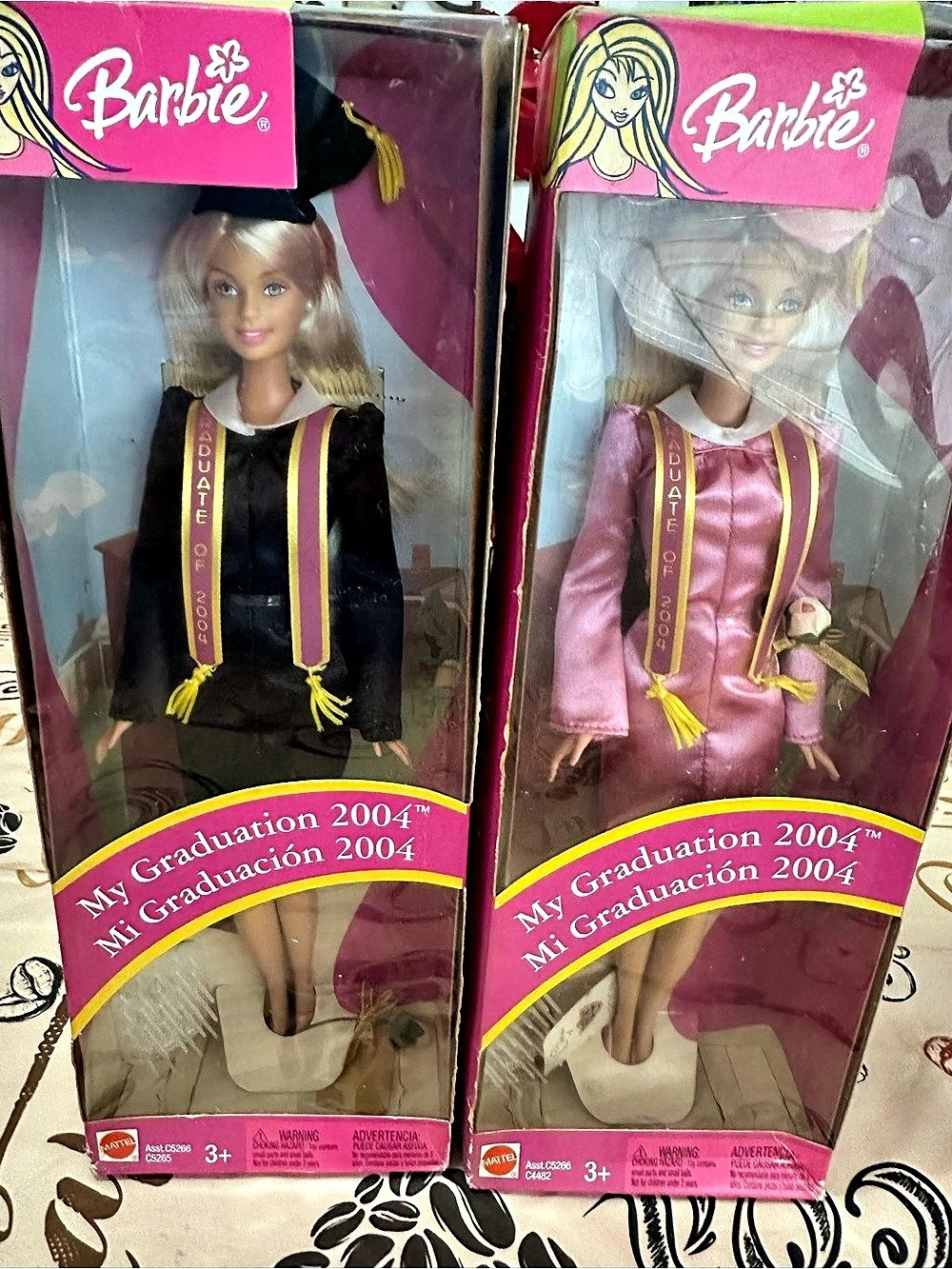 Set of 2 Barbie "My Graduation 2004" Dolls - NRFB